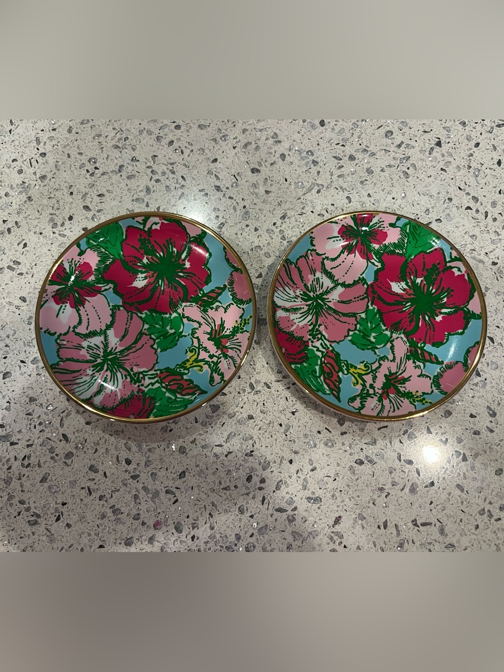 Two Lilly Pulitzer Trinket Dishes